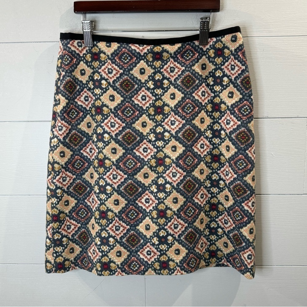 Loft | Women’s Multicolored Patchwork Skirt Size 0
